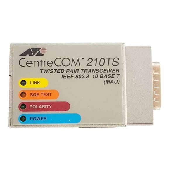 TWISTED PAIR TRANSCEIVER ALLIED TELESIS AT-210TS