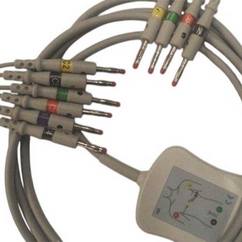 ECG CABLE GE 5 VIE DASH P/N 2017003-003
