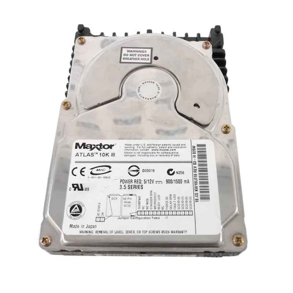 HARD-DISK QUANTUM 18.4GB SCSI 68 PIN 3.5 INCH P/N KW18L018-02-H