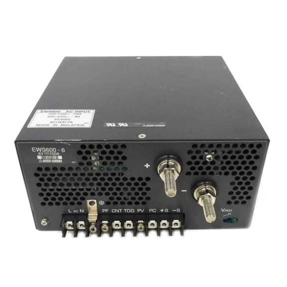 POWER SUPPLY LambdaEWS600-6 6V 100A P/N AXP317-02