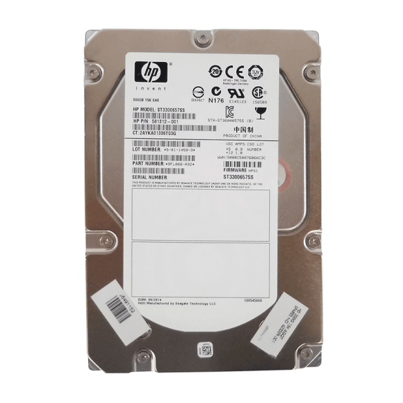HARD-DISK HP MODEL ST3300657SS 300GB SAS 3.5 INCH P/N 581312