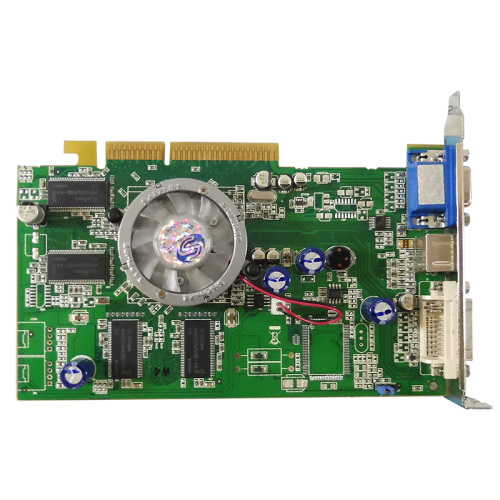 SCHEDA VIDEO AGP R9550 VGA/TVO/DVI-I 256MB DDR P/N 88-EC20-0G-SA