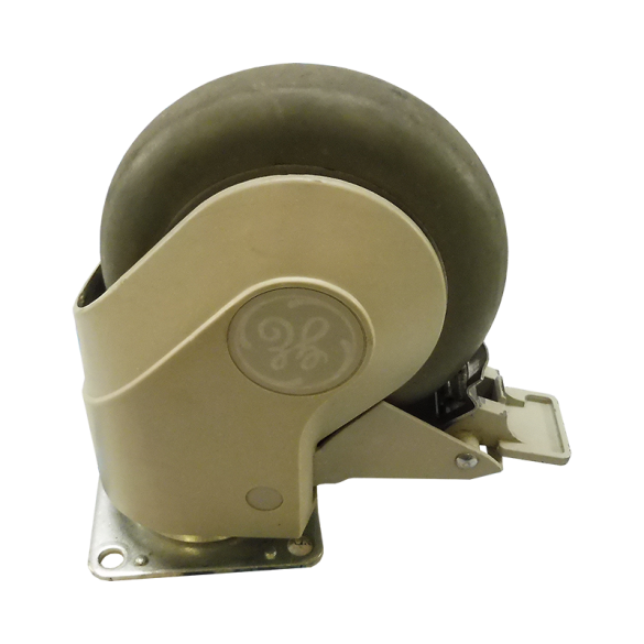 RUOTA ECOGRAFO GE VIVID 3 WHEEL WITH BRAKE