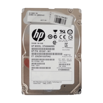 HARD-DISK HP MODEL ST9300605SS 300GB SAS 2.5 INCH P/N 651247