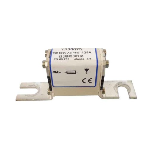 FUSE Y330025 GE MODEL 6-6 URB 000D08V/125A P/N 2258647