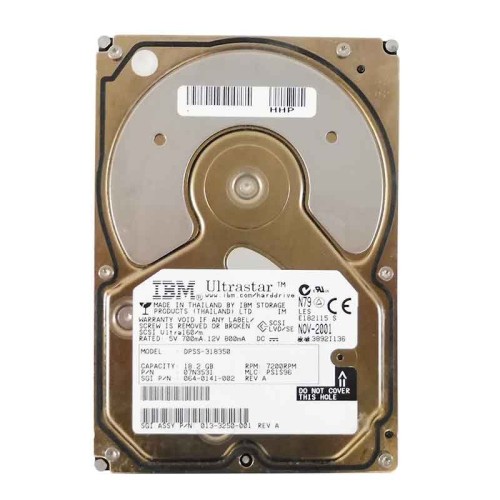 HARD-DISK IBM DPSS-318350 18.2GB SCSI 3.5 INCH P/N 07N3531