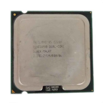 CPU PROCESSOR INTEL PENTIUM E2200 SLA8X DUAL CORE 2.20GHz SOCKET LGA775