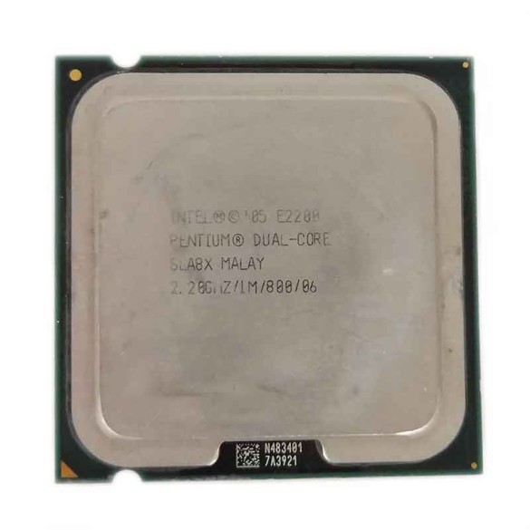 CPU PROCESSOR INTEL PENTIUM E2200 SLA8X DUAL CORE 2.20GHz SOCKET LGA775