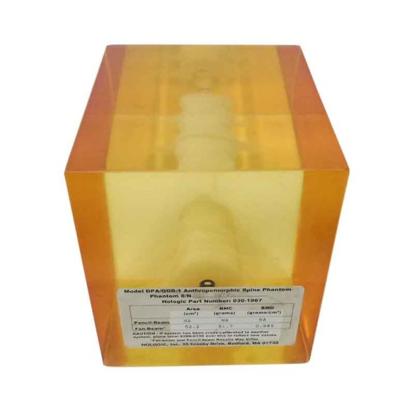 FANTOCCIO HOLOGIC DPA/QDR-1 ANTHROPOMORPHIC SPINE PHANTOM P/N 030-1967