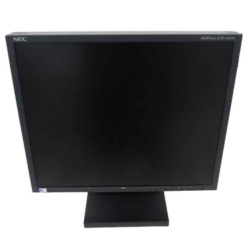 MONITOR LCD 18 INCH NEC MODEL MULTISYNC LCD1880SX-BK P/N L18GC021