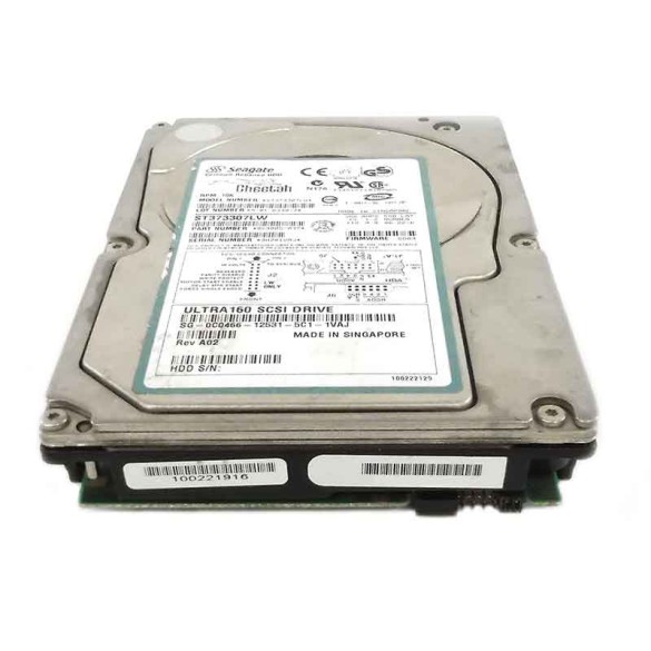 HARD-DISK SEAGATE ST373307LW 73GB SCSI 68 PIN 3.5 INCH P/N 9V3005