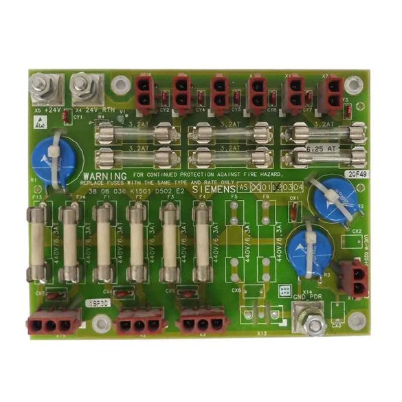 PCB POWER DISTRIBUTION ROTATING SIEMENS D502 P/N 03806036